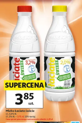 Mleko Łaciate świeże 2% promocja w Auchan