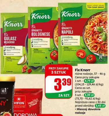 Fix gulasz węgierski promocja w Dino