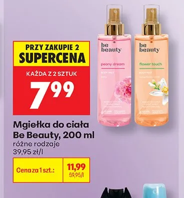 Mgiełka do ciała Be Beauty Peony Dream promocja w Biedronka