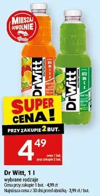 Napój Dr Witt promocja w Twój Market