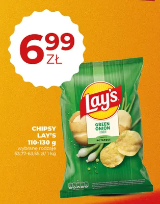 Chipsy Lay's Green Onion promocja w Duży Ben
