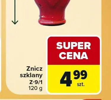 Znicz szklany Z-9/1 promocja w Carrefour Market