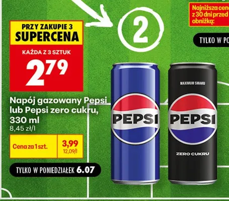 Napój gazowany Pepsi promocja w Biedronka
