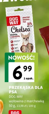 Przekąska dla psa Dog Way wołowina z marchewką promocja w Intermarche