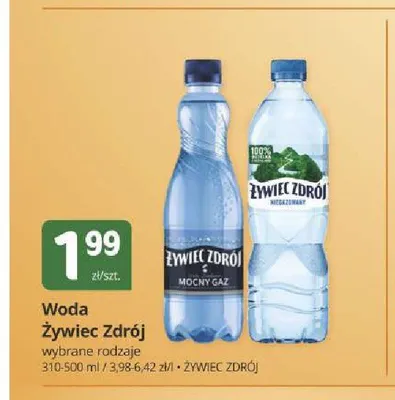 Woda niegazowana Żywiec Zdrój promocja w Marketvita