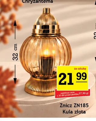 Znicz ZN185 Kula złota promocja w Gram Market