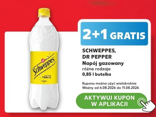 Napój gazowany Schweppes promocja w Kaufland