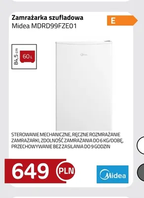 Zamrażarka szufladowa Midea MDRD99FZE01 promocja w kakto.pl