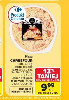 Pizza 4 Sery Carrefour Classic promocja w Carrefour