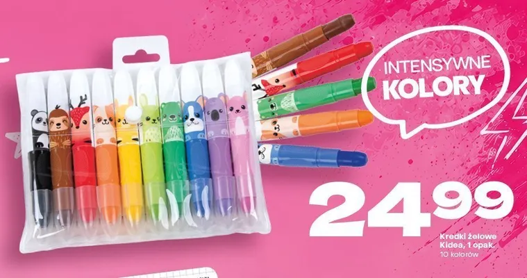 Kredki żelowe Kidea promocja w Twój Market