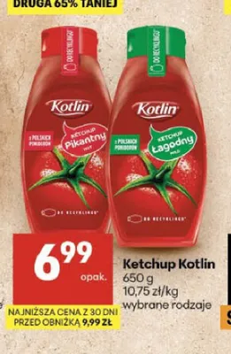 Ketchup Kotlin Łagodny promocja w Delikatesy Centrum