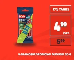 Kabanosy drobiowe Duda Dudusie promocja w API Market