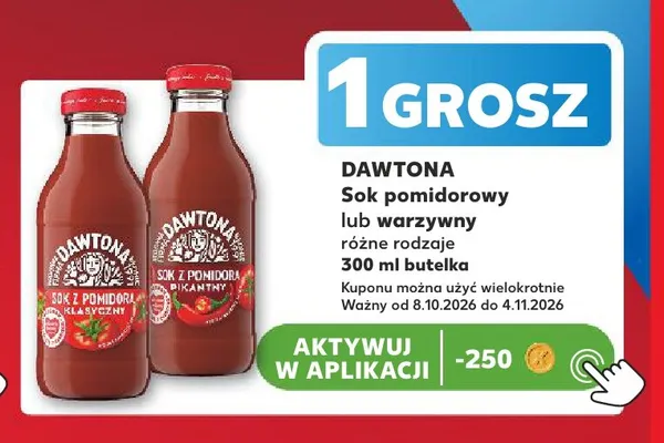 Sok warzywny Dawtona promocja w Kaufland