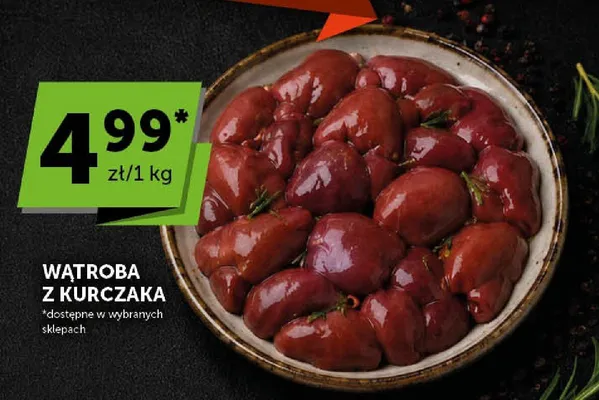 Wątroba z kurczaka promocja w Groszek