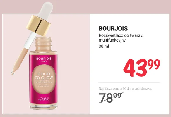 Rozświetlacz do twarzy multifunkcyjny Bourjois promocja w Rossmann