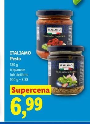 Pesto trapanese Italiamo promocja w Lidl