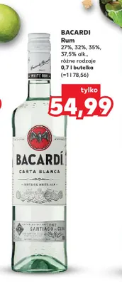 Rum Bacardi promocja w Kaufland
