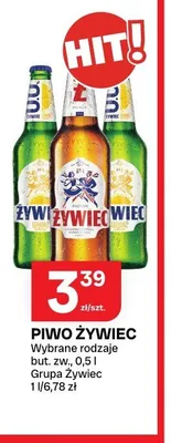 Piwo ŻYWIEC but. zw. promocja w Chorten