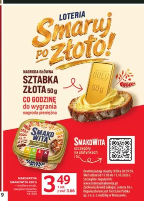Margaryna Smakowita swojskie masełko promocja w Selgros