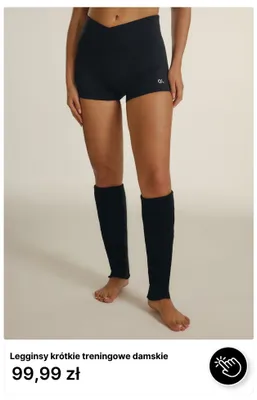 Legginsy krótkie treningowe damskie QL promocja w 4F