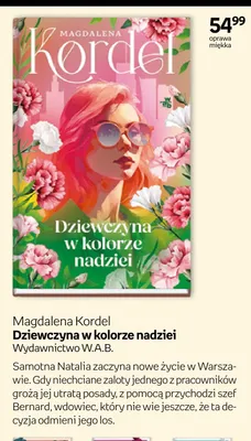 Książka Dziewczyna w kolorze nadziei Magdalena Kordel oprawa miękka promocja w Empik
