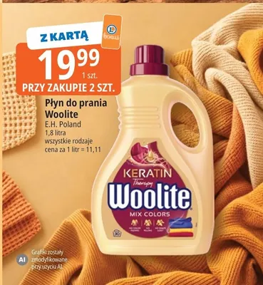Płyn do prania Woolite promocja w Leclerc