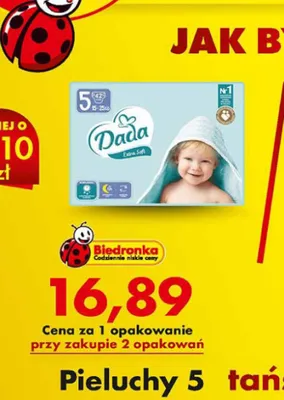 Pieluchy Extra Soft 5 promocja w Biedronka