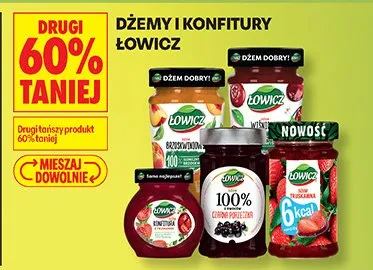 Dżemy i konfitury Łowicz promocja w Biedronka