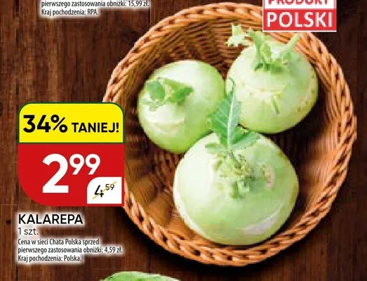 Kalarepa promocja w Chata Polska