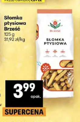 Słomka ptysiowa Brześć promocja w Delikatesy Centrum