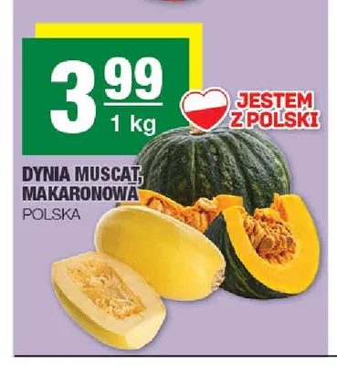 Dynia muscat polska promocja w SPAR