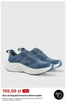 Buty do biegania Freemove Mesh męskie promocja w 4F