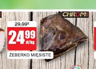 Żeberko mięsiste Chrom promocja w Bingo