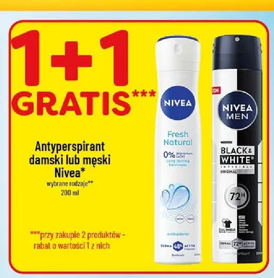 Antyperspirant damski Nivea Fresh Natural promocja w POLOmarket