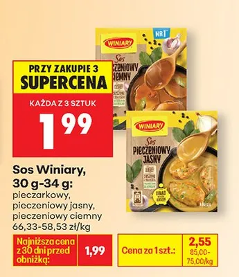 Sos pieczarkowy promocja w Biedronka