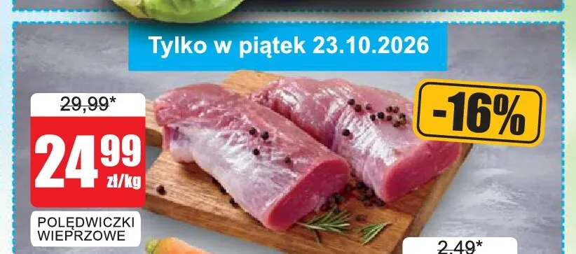 Polędwiczki wieprzowe promocja w Bingo