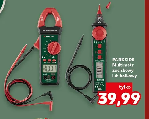Multimetr zaciskowy Parkside promocja w Kaufland