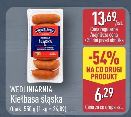 Kiełbasa śląska promocja w Aldi