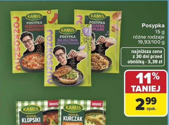 Posypka Kamis Bomba Mami promocja w Carrefour