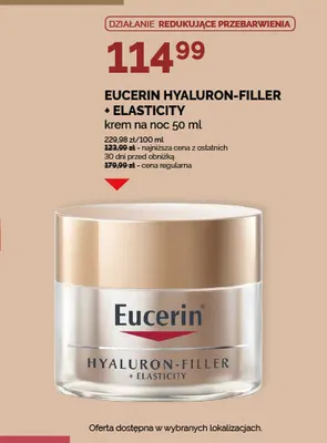 Krem na noc Eucerin Hyaluron-Filler + Elasticity promocja w Ziko Dermo