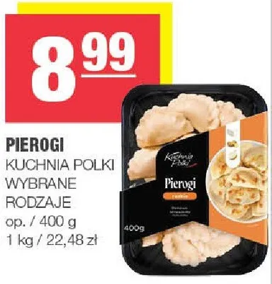 Pierogi wybrane rodzaje promocja w SPAR