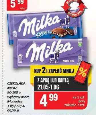 Czekolada Milka promocja w Chorten