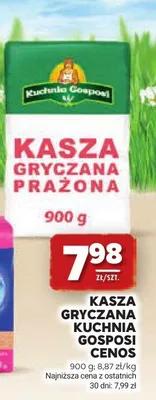 Kasza gryczana prażona Kuchnia Gosposi Cenos promocja w Stokrotka
