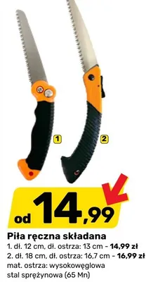 Piła ręczna składana 2 promocja w Bricomarche