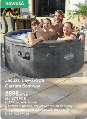Jacuzzi Lay-Z-Spa Carrara promocja w Castorama