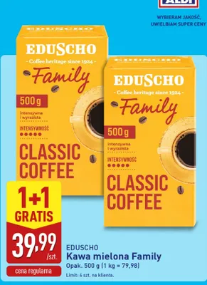 Kawa mielona Family promocja w Aldi