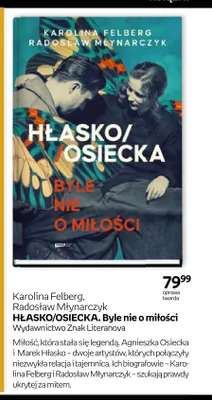 Książka Karolina Felberg, Radosław Młynarczyk Hłasko/Osiecka. Byle nie o miłości promocja w Empik