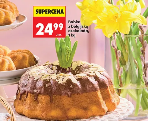 Babka z belgijską czekoladą promocja w Biedronka