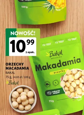 Orzechy macadamia Bakal promocja w Intermarche