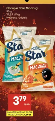 Chrupki Star Maczugi pizza promocja w Delikatesy Centrum